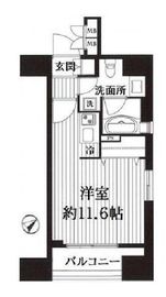 シティインデックス池袋 5階 間取り図