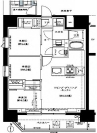 リビオレゾン綾瀬ステーションプレミア 2階 間取り図