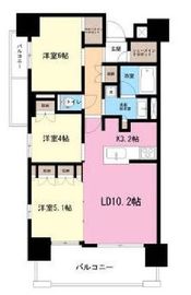 グローベル ザ・スクエア東高円寺 11階 間取り図