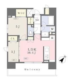 クレヴィア日本橋水天宮前HAMACHO RESIDENCE 9階 間取り図