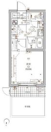 クレイシア目黒都立大学 1階 間取り図