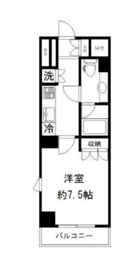 グランスイート ラ・ヴィル 2階 間取り図