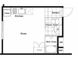 プリンセスライン四谷四丁目 302 間取り図