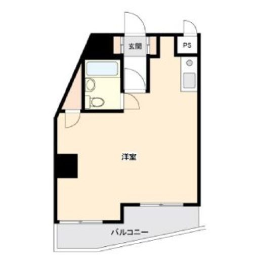 ONE ROOF FLAT NISHIWASEDA 707 間取り図
