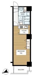 六本木ビュータワー 8階 間取り図