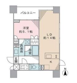 レジディア日本橋馬喰町3 502 間取り図