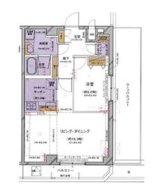コンシェリア駒込EAST 5階 間取り図
