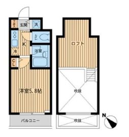 ザ・パーククロス市ヶ谷 503 間取り図