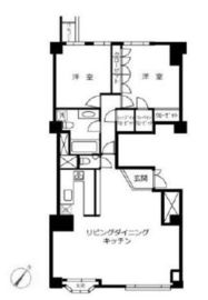 南青山第一マンションズ 9階 間取り図