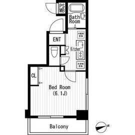 トーシンフェニックス南麻布 2階 間取り図