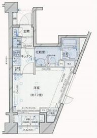 パレステュディオ神楽坂シティタワー 6階 間取り図