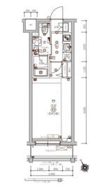 ベルシード門前仲町Ⅲ 2階 間取り図