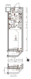 ベルシード門前仲町Ⅲ 3階 間取り図
