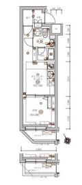 ベルシード門前仲町Ⅲ 3階 間取り図
