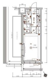ベルシード門前仲町Ⅲ 5階 間取り図