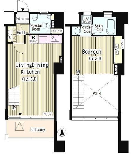 ROKA TERRAZZA （ロカテラーザ） 1304 間取り図