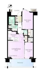 ガーデンヒルズ四ツ谷迎賓の森 2階 間取り図