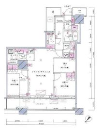 ザ・東京タワーズ シータワー 21階 間取り図