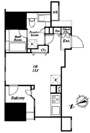 朝日マンション五反田 304 間取り図