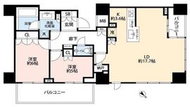 プラウドタワー高輪台 19階 間取り図