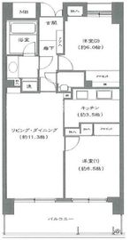 秀和青山神宮前レジデンス 5階 間取り図