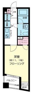 ブロードシティ東京 2階 間取り図