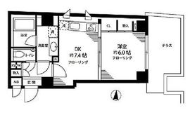 クレア白金高輪 1階 間取り図