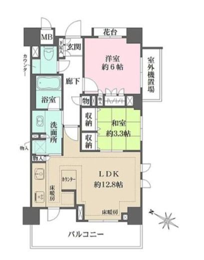 パークハウスセントリエ 11階 間取り図