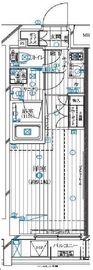 レガリス月島ベイサイドコート 103 間取り図