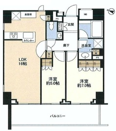 ザ・パークハウス六番町 4階 間取り図