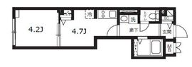 エルファーロ神楽坂Ⅱ 404 間取り図