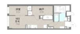 エルファーロ神楽坂Ⅱ 103 間取り図