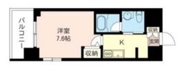 クロスシーズン恵比寿 404 間取り図