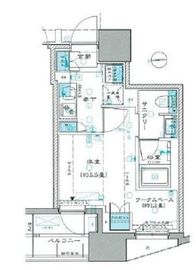 リビオレゾン三田 2階 間取り図