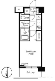 エミリブ下落合 102 間取り図