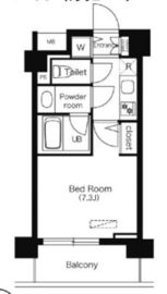 エミリブ下落合 511 間取り図