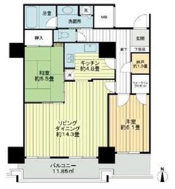 パークシティ杉並 4階 間取り図
