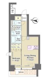 クリオラベルヴィ元浅草 401 間取り図