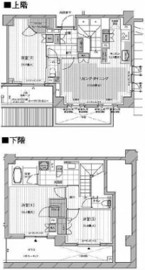 ブランズ六本木 1階 間取り図