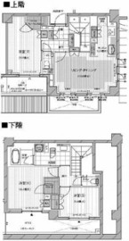 ブランズ六本木 1階 間取り図