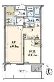 パークコート浜離宮ザ・タワー 5階 間取り図