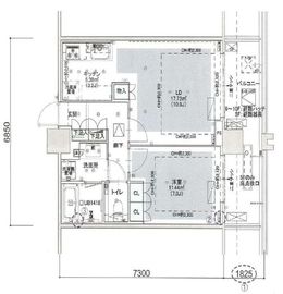 シティタワー新宿 16階 間取り図