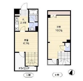 エスコートノヴェル広尾 1階 間取り図