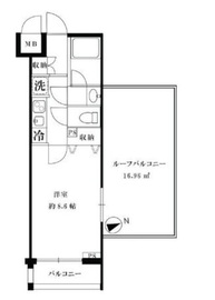 コンシェリア笹塚テラス 5階 間取り図