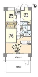ブリリアントヨス 104 間取り図