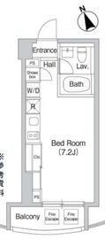 プライムアーバン麻布十番2 202 間取り図