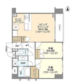 アスコットパーク錦糸町グレイス 6階 間取り図