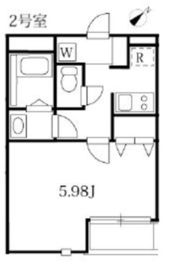 モダンアパートメント武蔵小山 202 間取り図