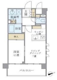 プレミアコンフォート西荻窪 203 間取り図