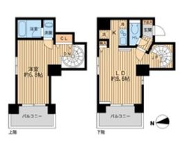 アムス大手町 1103 間取り図